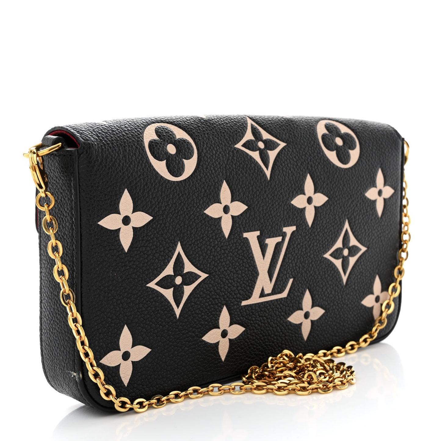 Empreinte Monogram Giant Felicie Pochette Black Beige