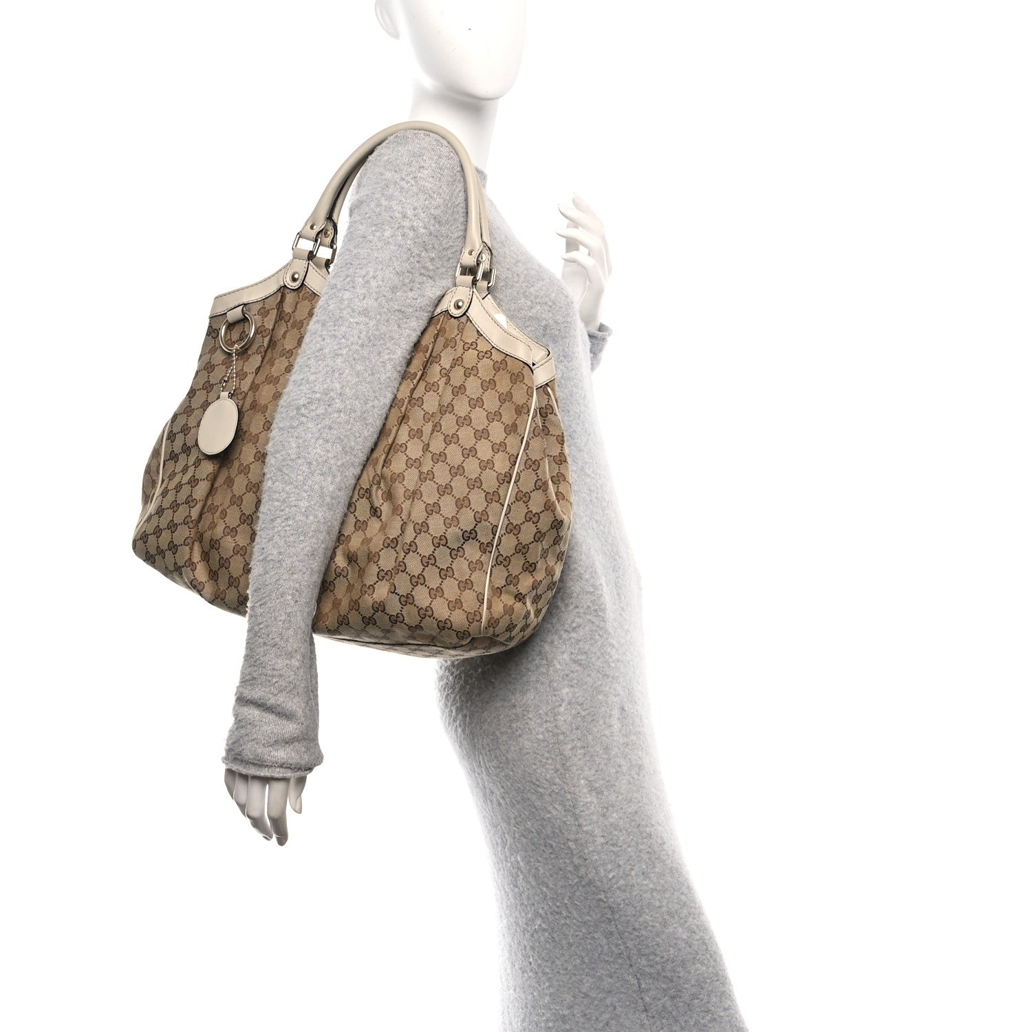 Gucci Monogram Large Sukey Tote Off White 2 of 10