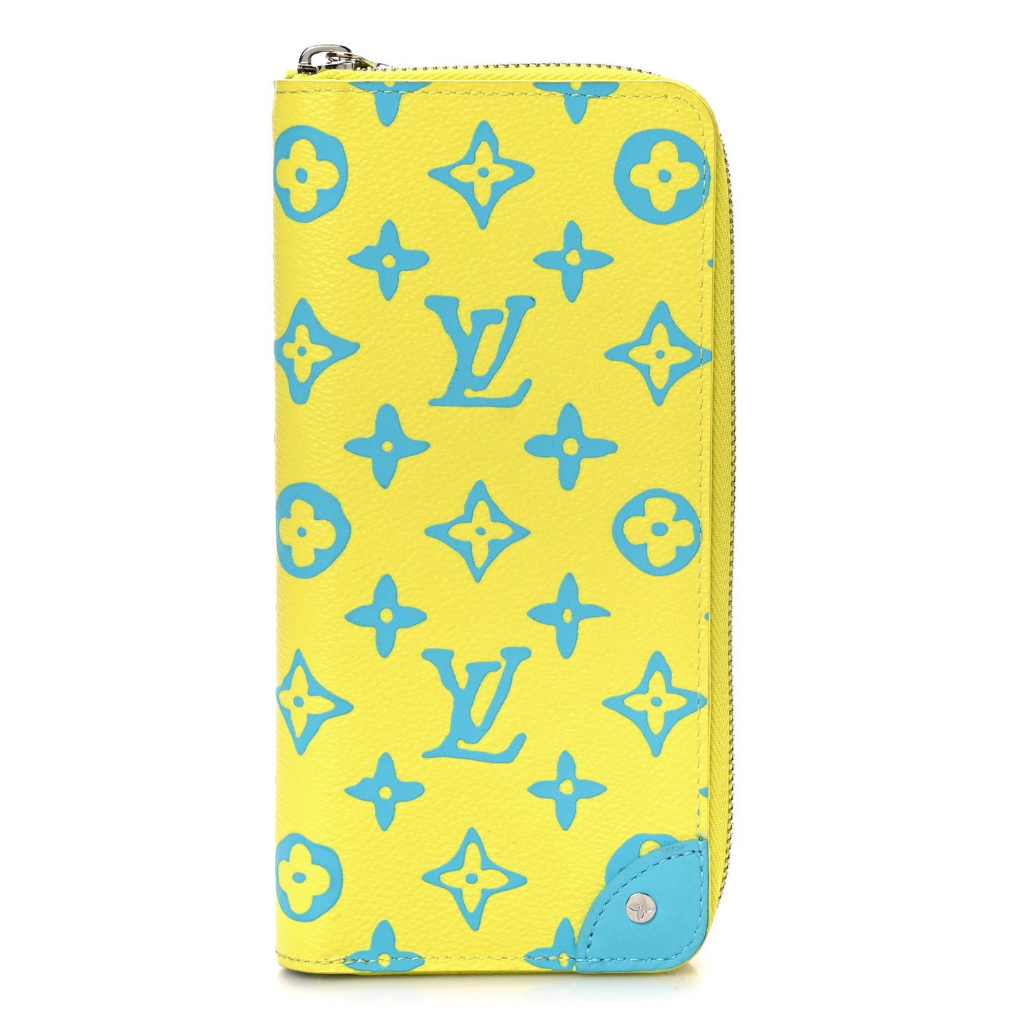 Monogram Playground Zippy Vertical Wallet Lime
