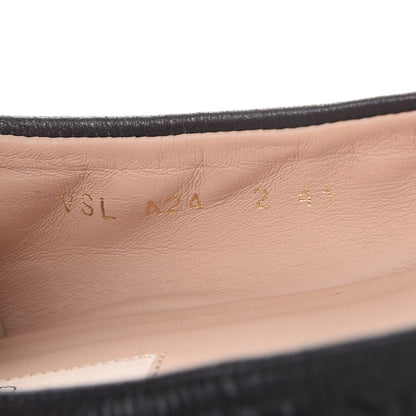 Valentino Garavani Lambskin Love Latch Ankle Wrap Flats 41 Nero Black 10 of 11