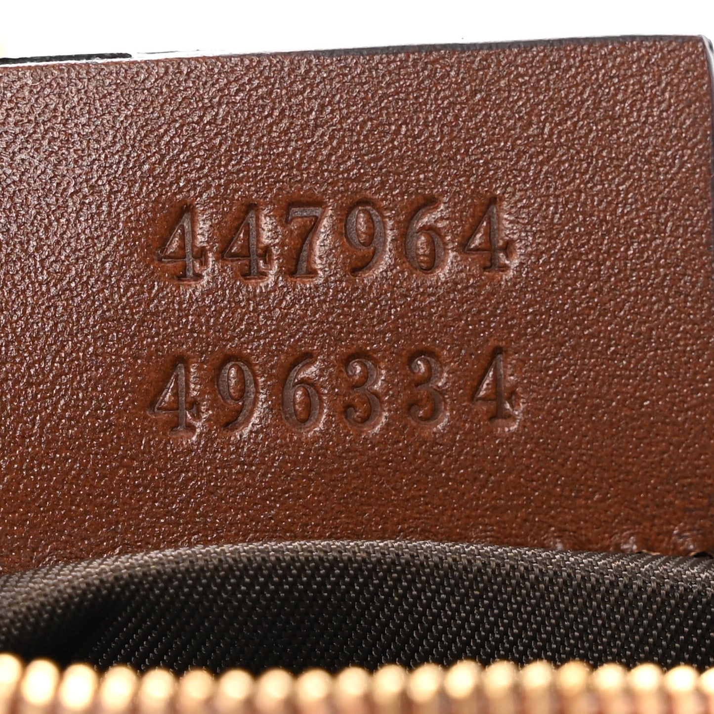 GG Supreme Monogram Key Case Brown