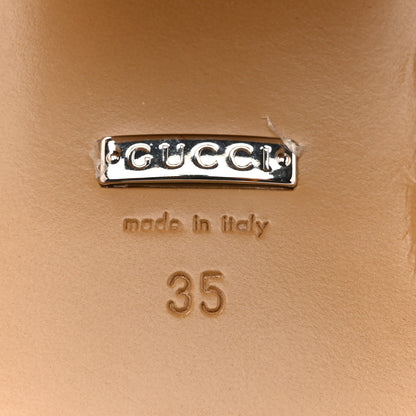 Gucci GG Supreme Knee High Boots 35 Beige Ebony New Acero 7 of 8