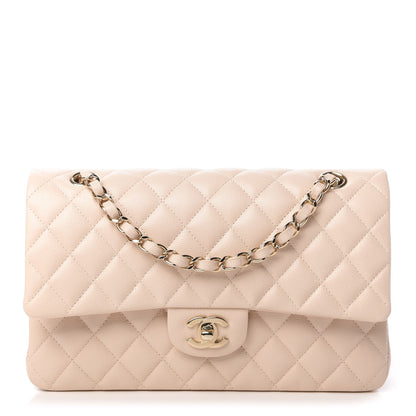 Chanel Caviar Quilted Medium Double Flap Light Beige 1 of 11