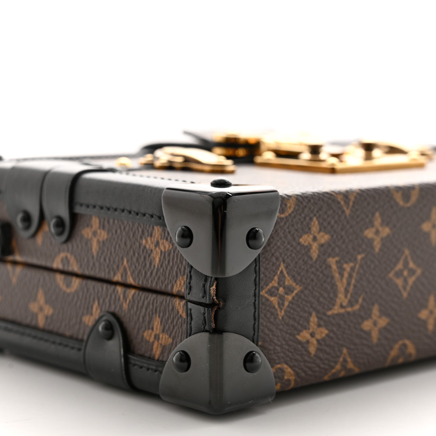 Louis Vuitton Monogram Petite Malle Black 8 of 9