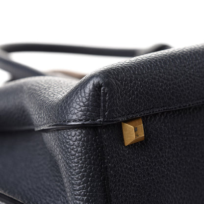 MCM Grained Calfskin Medium Milla Tote Phantom Grey 12 of 14