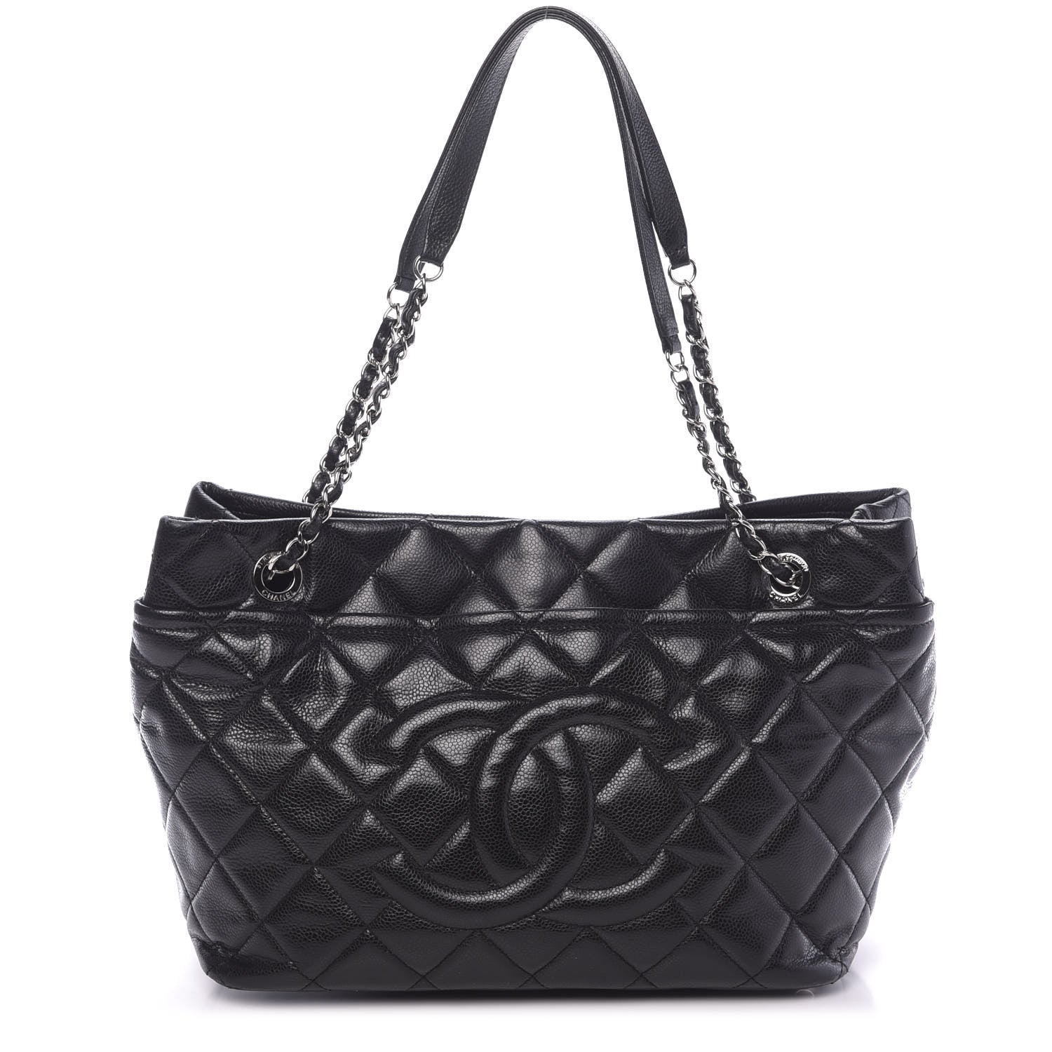 Chanel Caviar Quilted Timeless CC Soft Tote Black 1 of 13