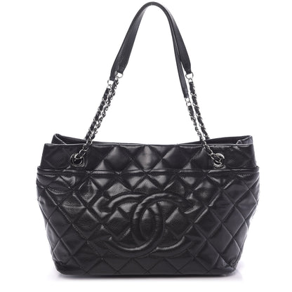 Chanel Caviar Quilted Timeless CC Soft Tote Black 1 of 13