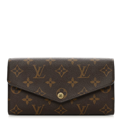 Louis Vuitton Monogram Sarah Wallet NM Rose Ballerine 1 of 7