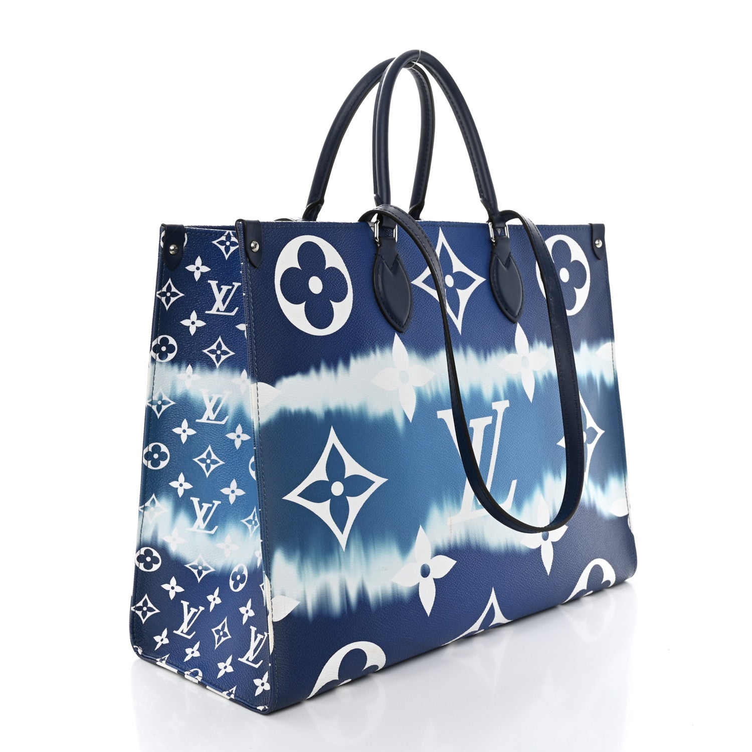 Louis Vuitton Monogram Escale Onthego GM Blue 2 of 11