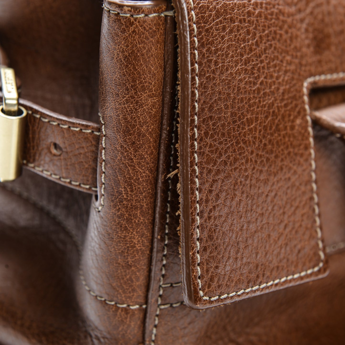 Natural Leather Cara Delevigne Convertible Satchel Oak
