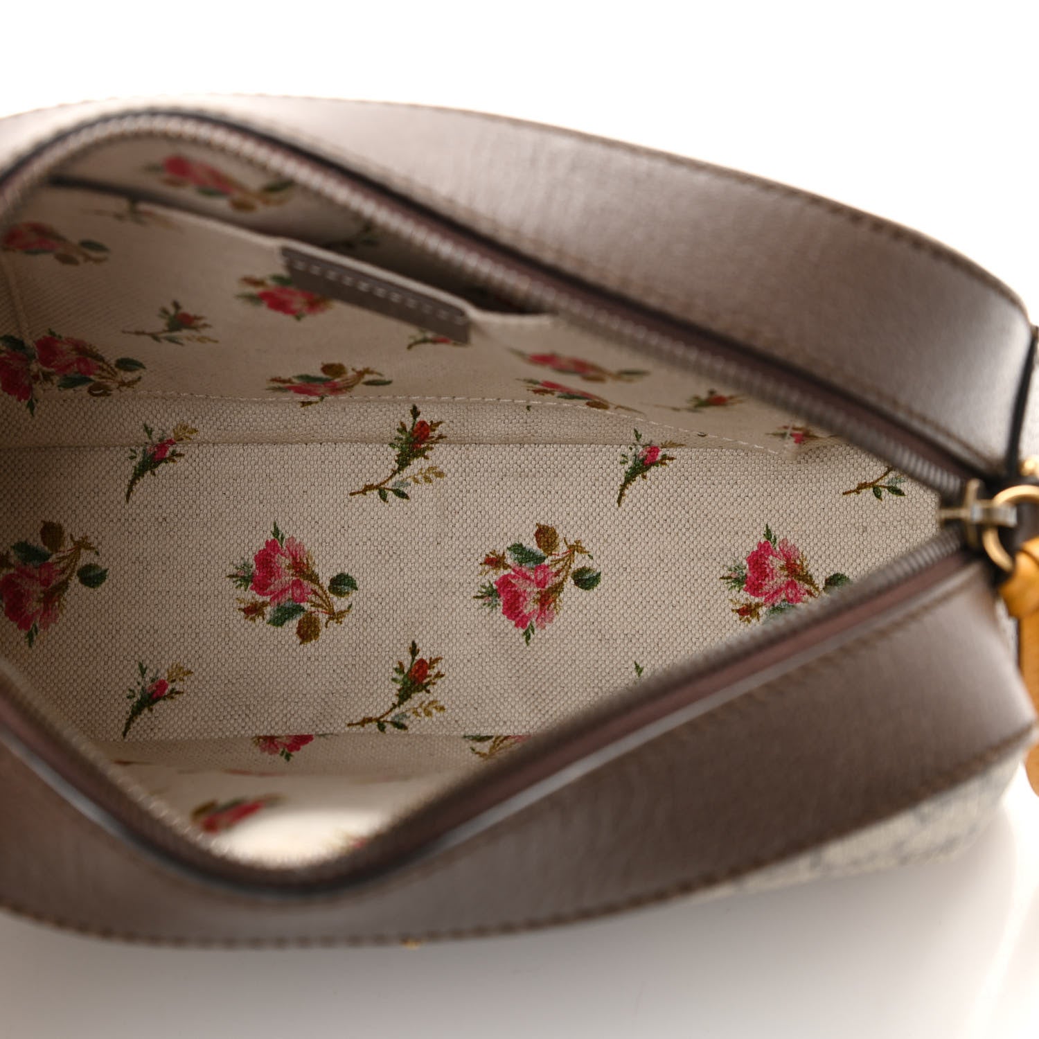 Gucci GG Supreme Monogram Web Neo Vintage Shoulder Bag Beige New Acero Crop 5 of 11