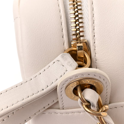 Chanel Calfskin Quilted Enchained Camera Case Bag White 12 of 15