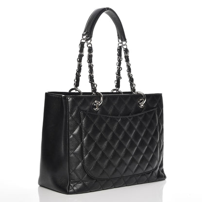 Chanel Caviar Quilted Grand Shopping Tote GST Black 3 of 7