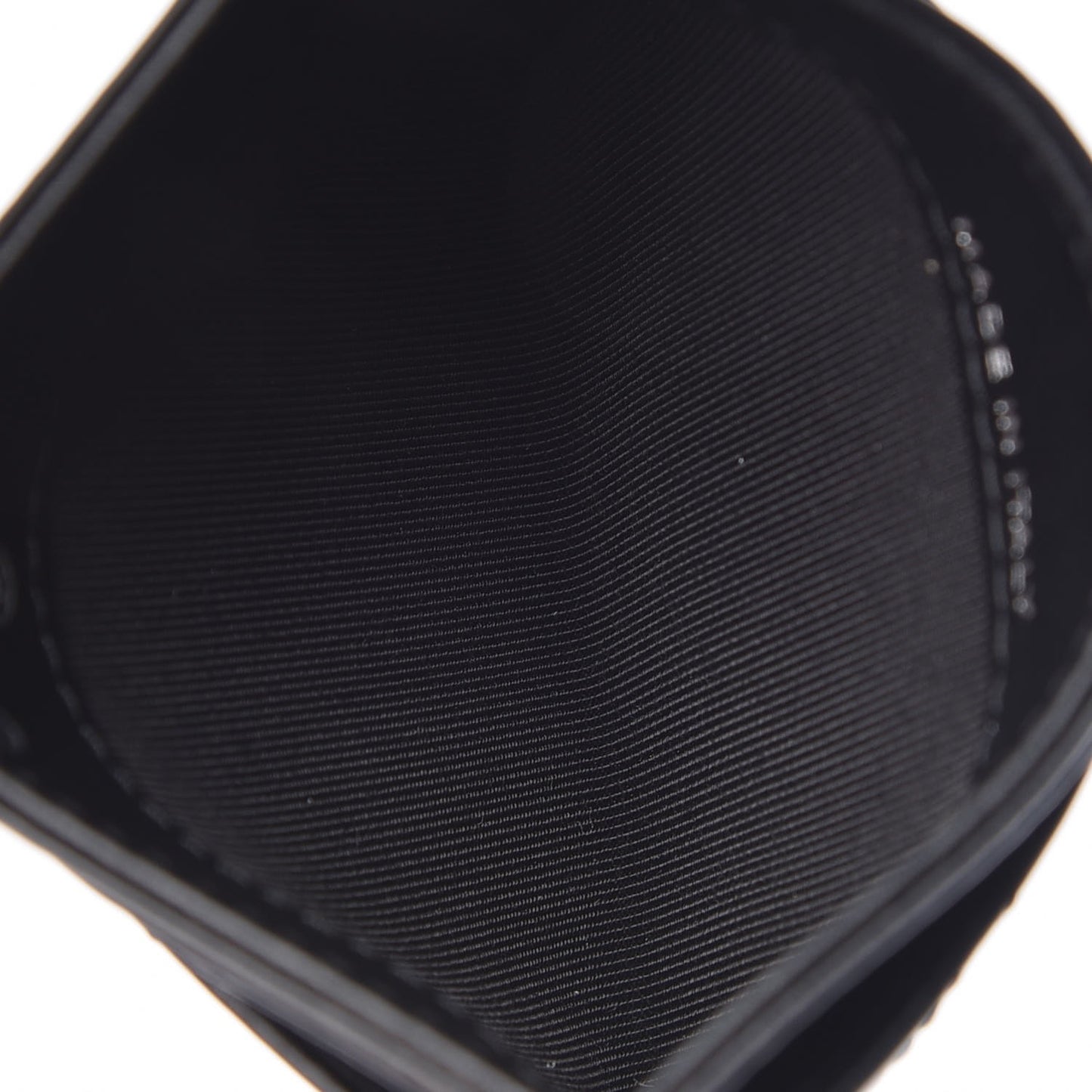 Aged Calfskin Quilted Reissue Card Holder So Black