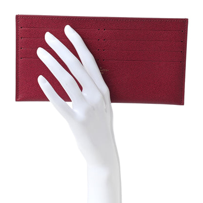 Louis Vuitton Calfskin Felicie Card Holder Insert Fuchsia 2 of 6