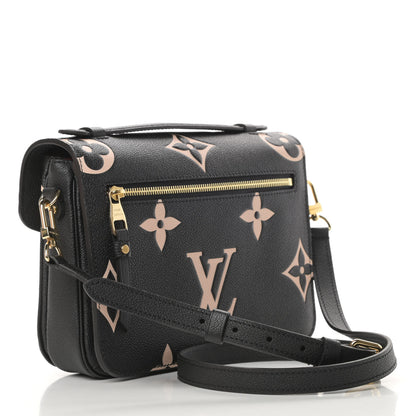 Louis Vuitton Empreinte Monogram Giant Pochette Metis Black Beige 3 of 12