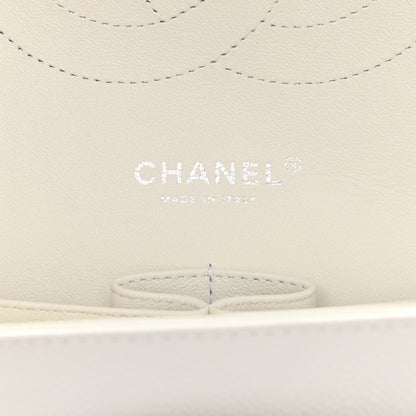 Chanel Caviar Quilted Jumbo Double Flap White 6 of 13