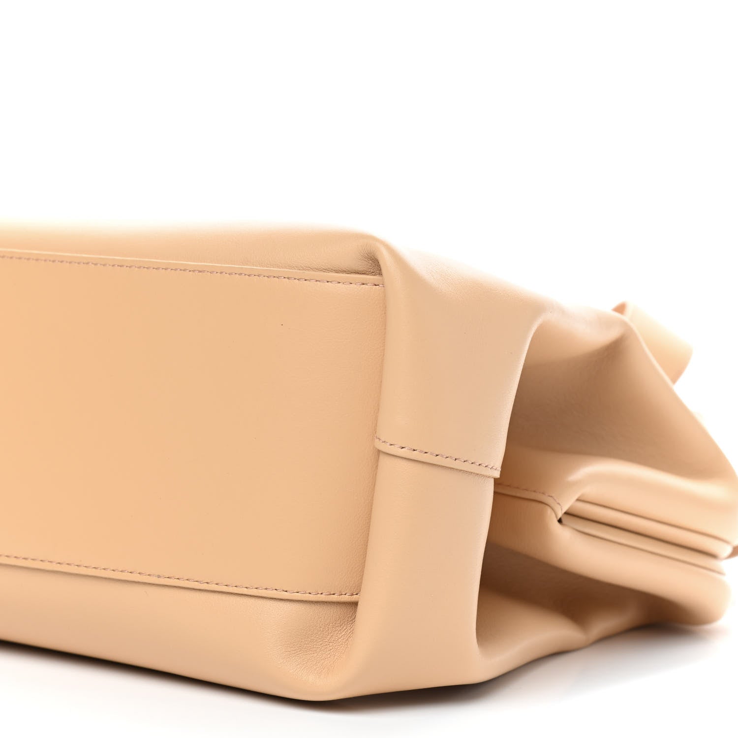 Bottega Veneta Calfskin Medium The Point Triangle Bag Almond 8 of 8