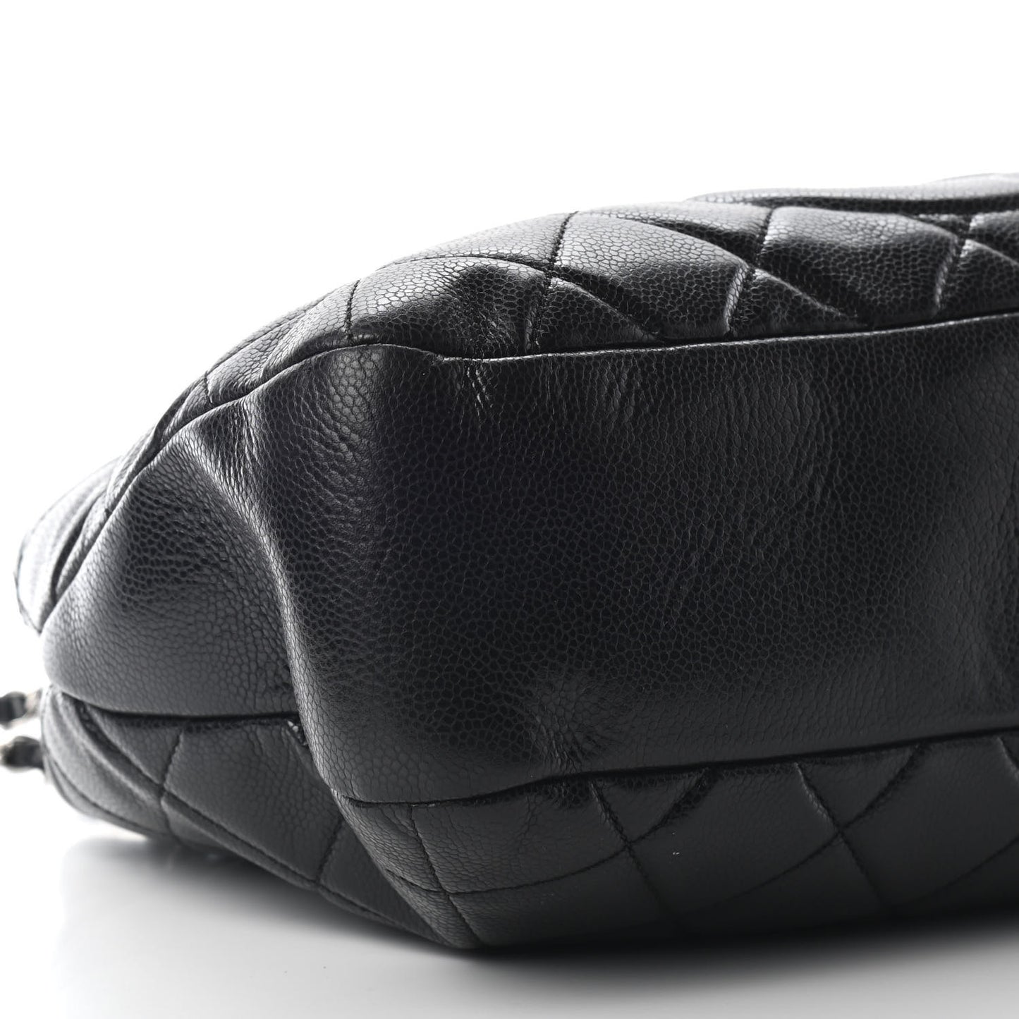 Caviar Quilted Timeless CC Soft Tote Black