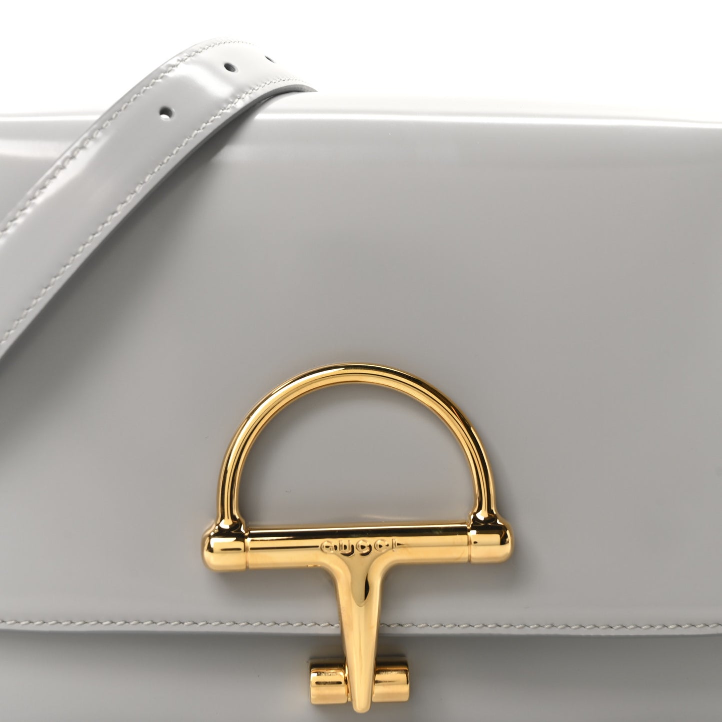 Calfskin Siena Small Shoulder Bag Grey