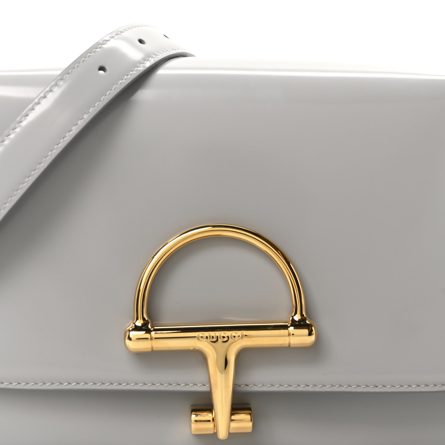 Gucci Calfskin Siena Small Shoulder Bag Grey 8 of 10