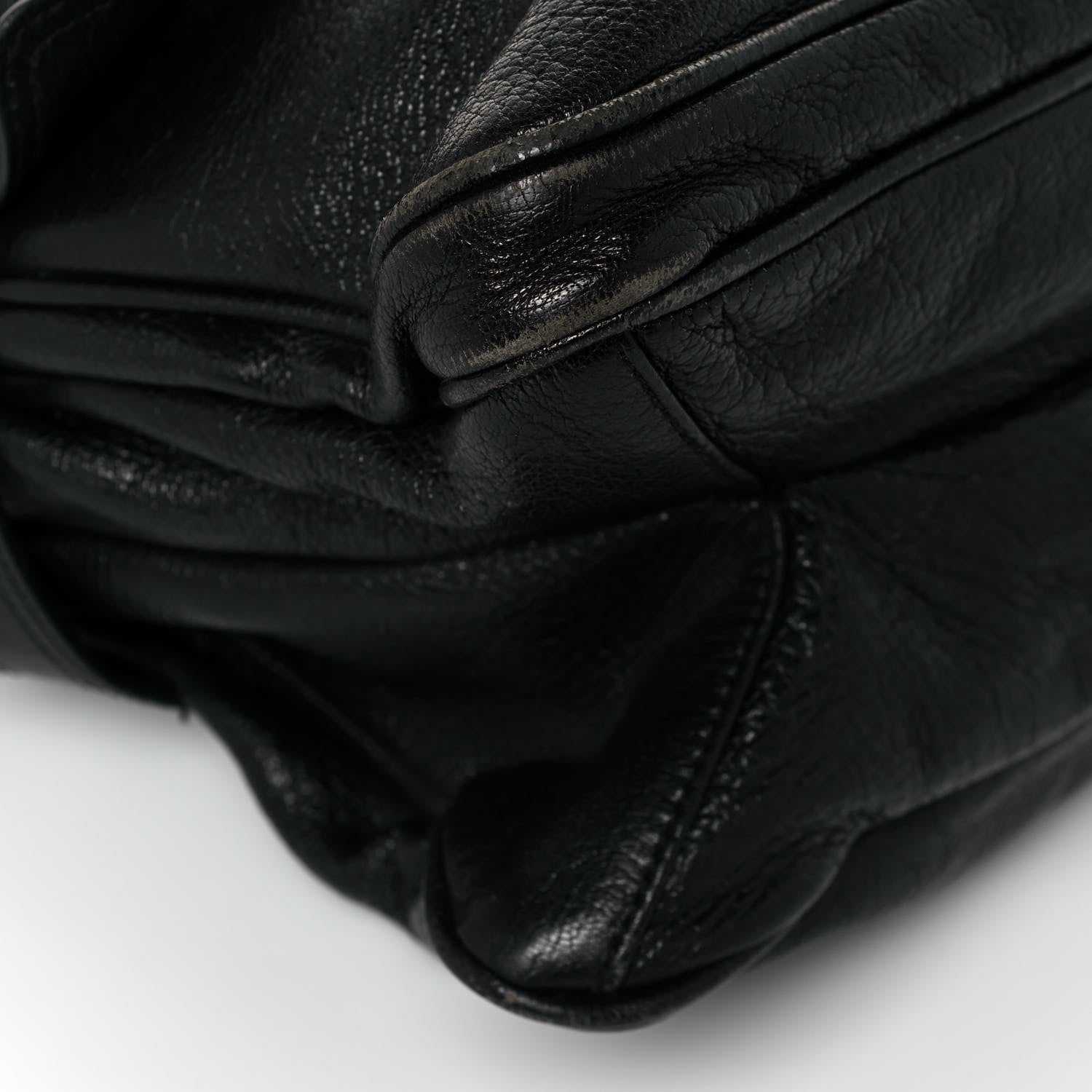 Mulberry Stone Polished Goatskin Maggie Shoulder Bag Black 8 of 19