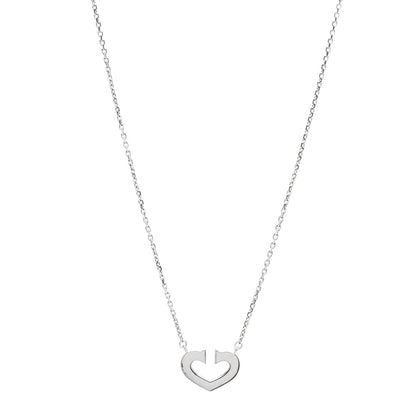Cartier 18K White Gold Medium Hearts and Symbols Necklace 1 of 4