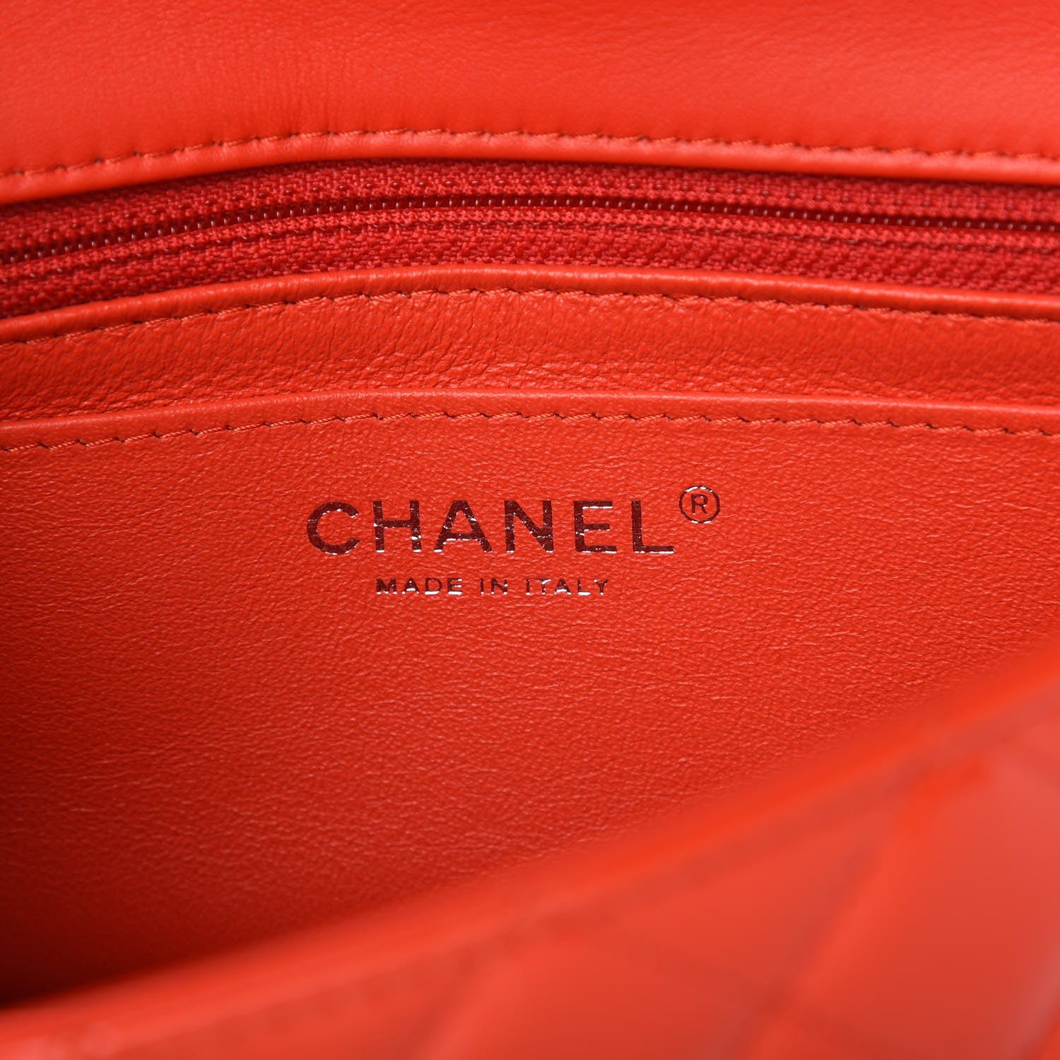 Chanel Patent Calfskin Quilted Mini Rectangular Flap Red 8 of 10