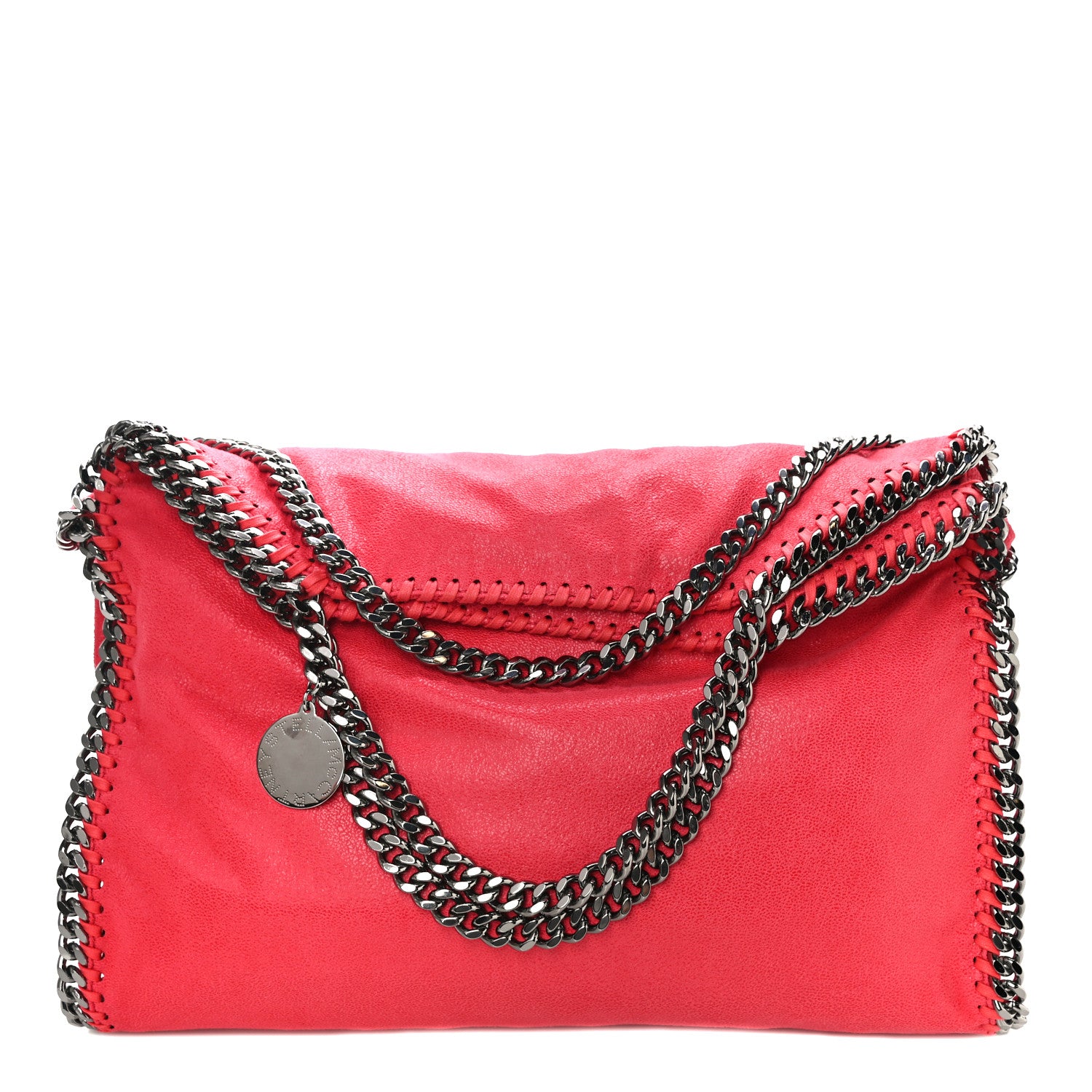 Stella McCartney Shaggy Deer Falabella Fold Over Tote Flame 1 of 9