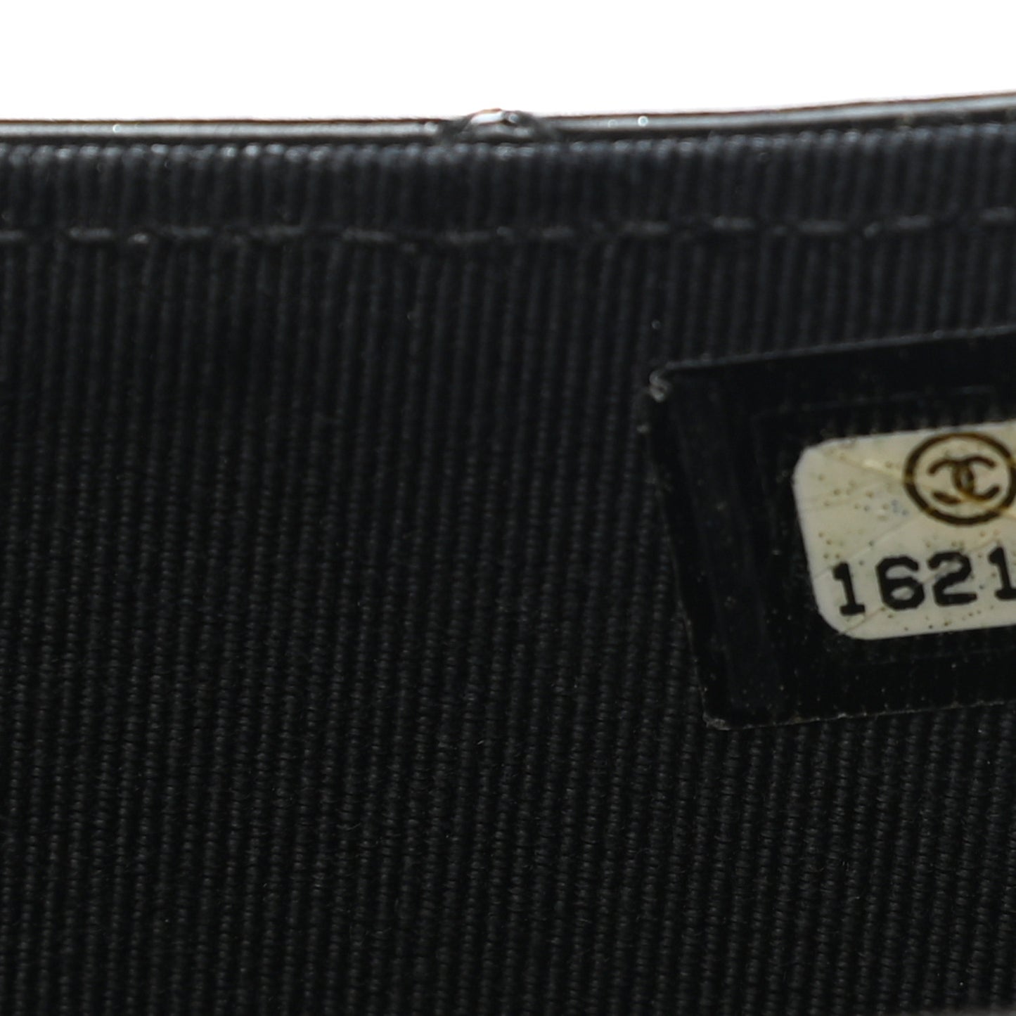 Patent Quilted Travel Wallet Black