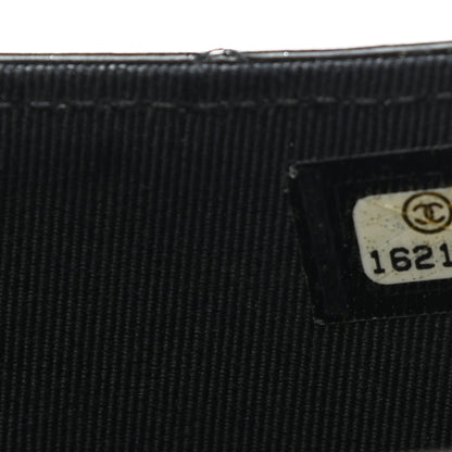 Chanel Patent Quilted Travel Wallet Black 11 of 14
