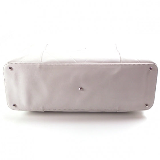 Chanel Leather Large Tote White 4 of 13