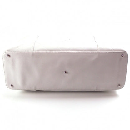 Chanel Leather Large Tote White 4 of 13
