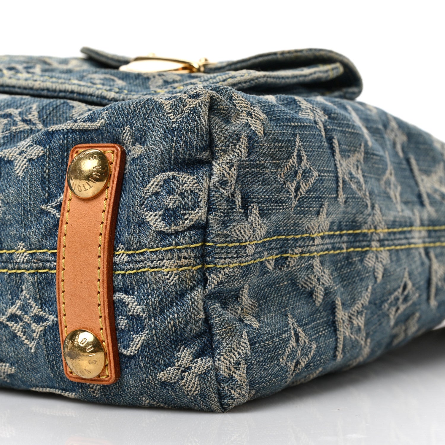 Louis Vuitton Denim Baggy GM Blue 8 of 8
