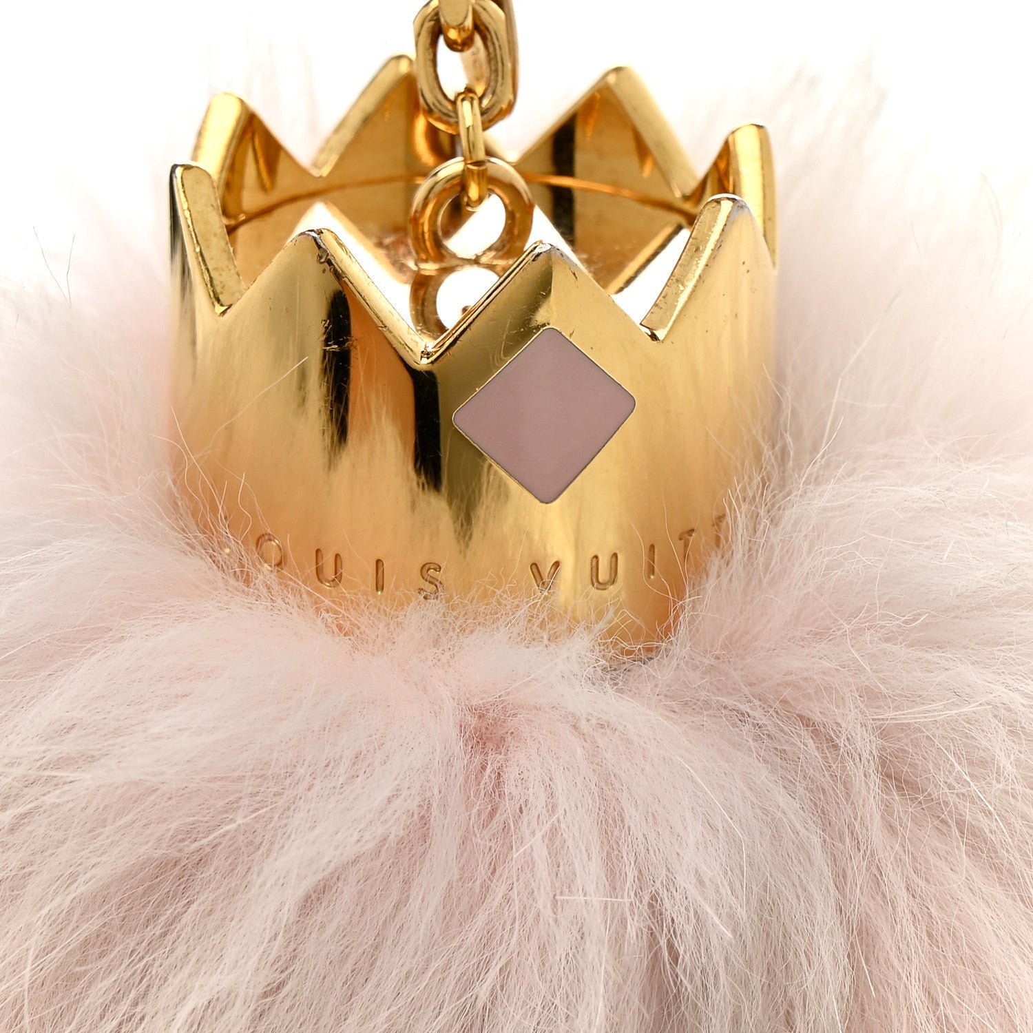 Louis Vuitton Fuzzy Bubble Bag Charm Light Pink 3 of 6