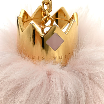 Louis Vuitton Fuzzy Bubble Bag Charm Light Pink 3 of 6
