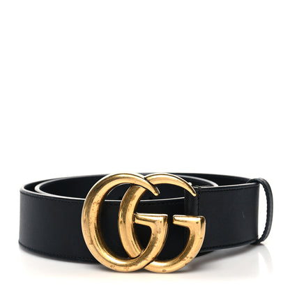 Gucci Calfskin Double G 40mm Belt 75 30 Black 1 of 7