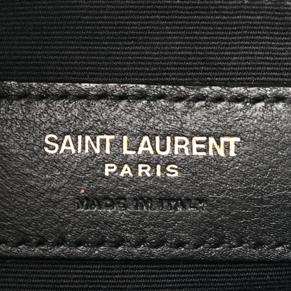 Saint Laurent Calfskin Matelasse Monogram Lou Camera Bag Deep Marine 5 of 15