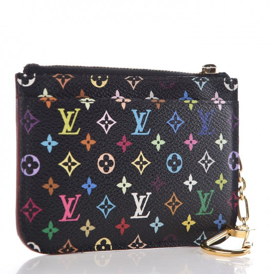 Monogram Multicolor Key Pouch Black Grenade