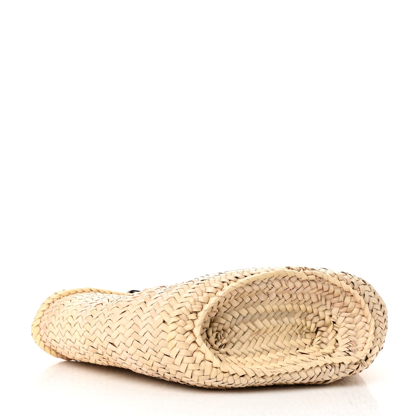 Raffia Basket Tote Bag Natural Tan