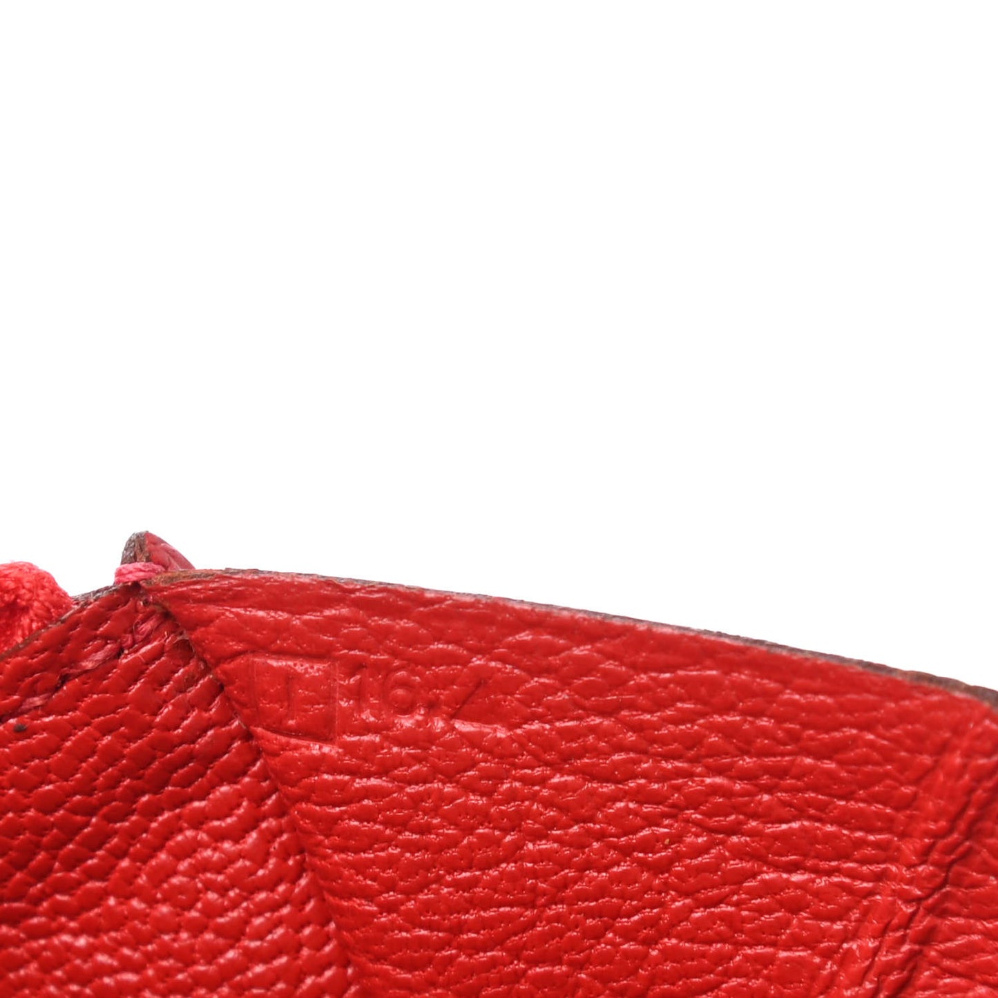 Chevre Mysore Bearn Compact Wallet Rouge Vif
