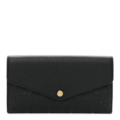 Louis Vuitton Empreinte Sarah Wallet NM Black 1 of 7