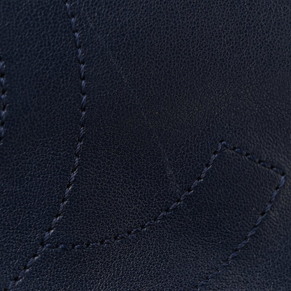 Chanel Sheepskin Quilted Vintage Mademoiselle Flap Dark Navy 14 of 15