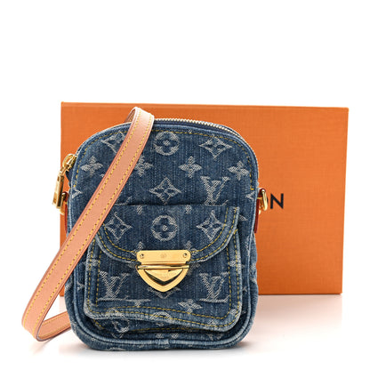 Louis Vuitton Denim Fairfax Pochette Blue 12 of 12