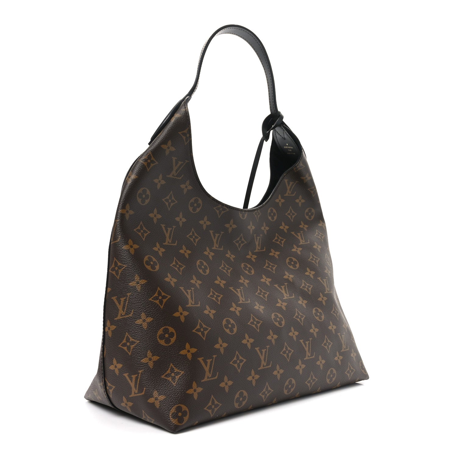 Louis Vuitton Monogram Flower Hobo Black 3 of 10