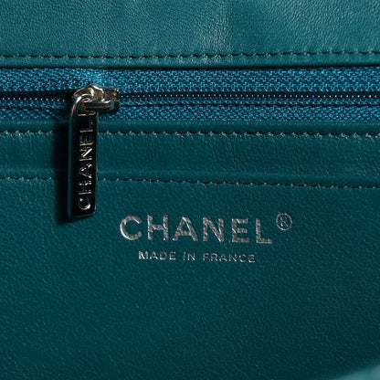 Chanel Lambskin Maxi Single Flap Turquoise 7 of 9