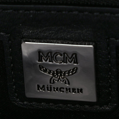 MCM Metallic Visetos Studded Small Dual Stark Backpack Silver 5 of 15