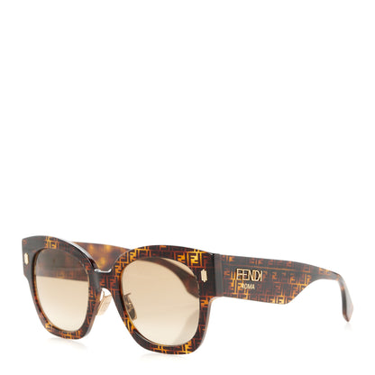 Fendi Acetate Fendi Roma Cat Eye Sunglasses FF 0435/S Havana 1 of 8