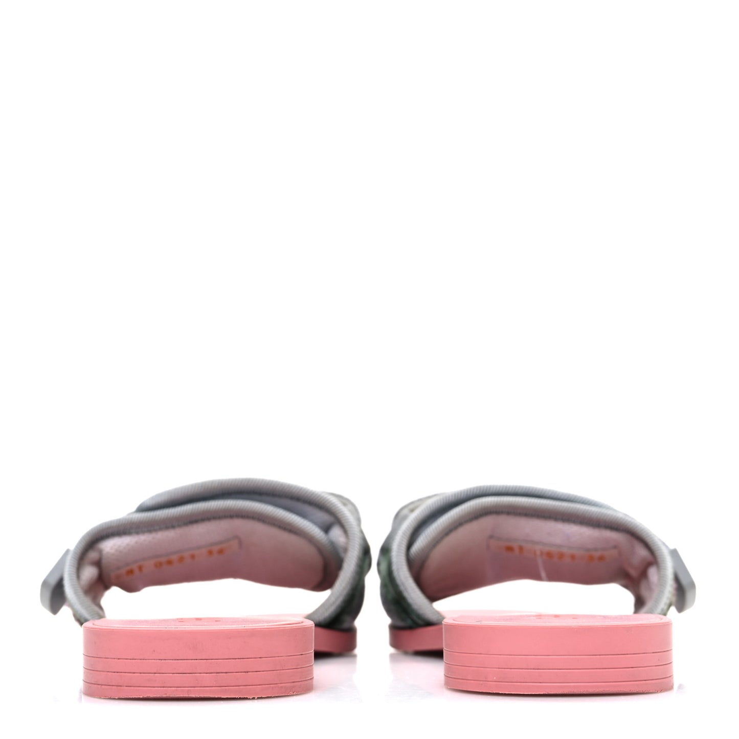 Canvas Nylon Camouflage Dio(r)evolution Mule Slide Sandals 36 Willow Green