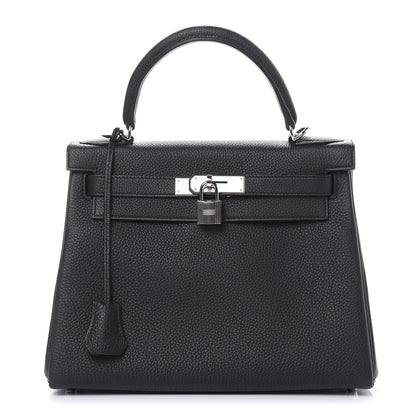 Hermes Togo Kelly Retourne 28 Black 1 of 32